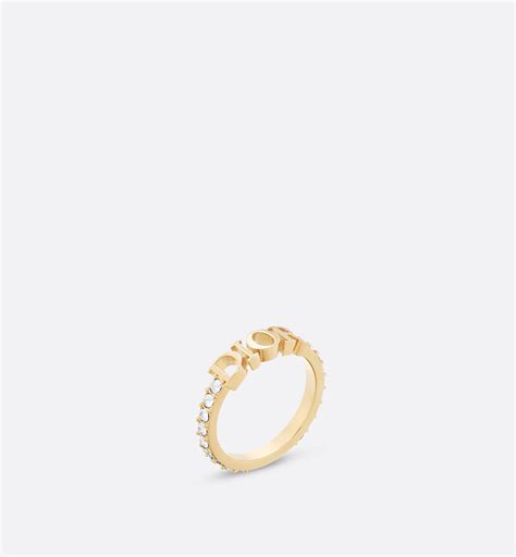 dior ring damen schriftzug|Dio(r)evolution Ring Metall mit Gold.